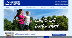 Desktop Screenshot of laufsport-muenzer.at